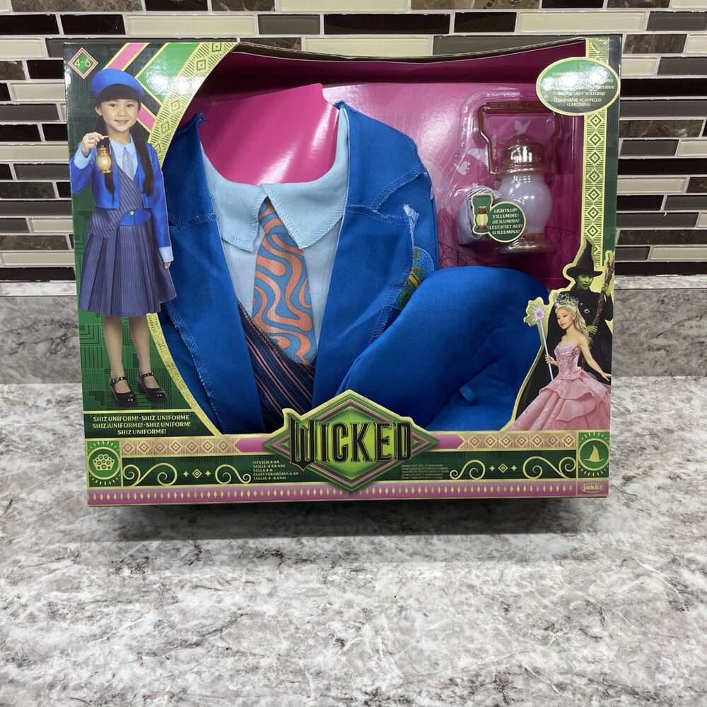 Universal's Wicked Deluxe Shiz University Uniform & Accessories Child Dress Set